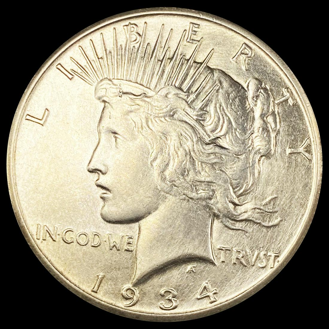 1934-S Silver Peace Dollar UNCIRCULATED (1 of 2)