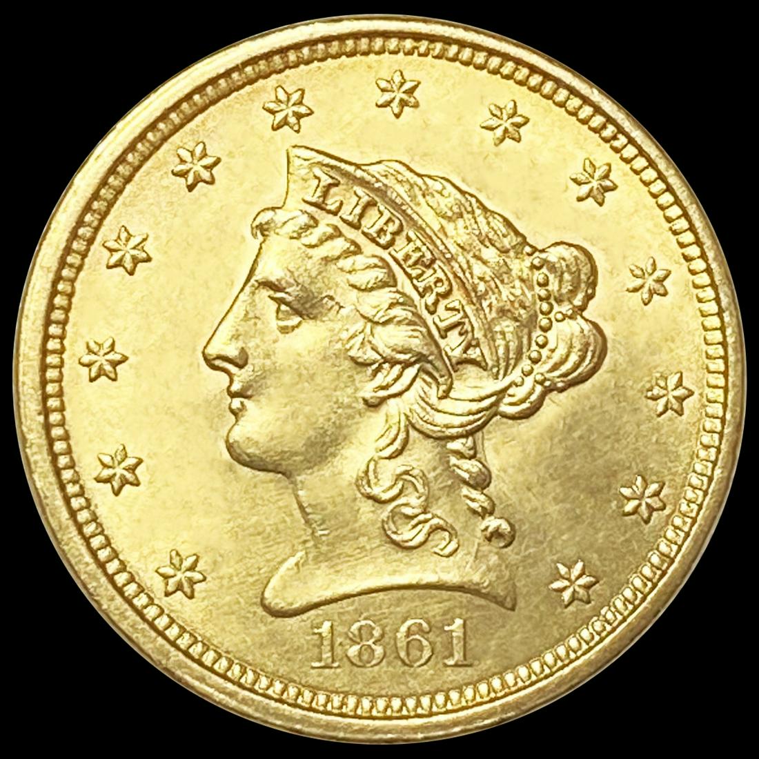 1861 $2.50 Gold Quarter Eagle UNCIRCULATED (1 of 2)