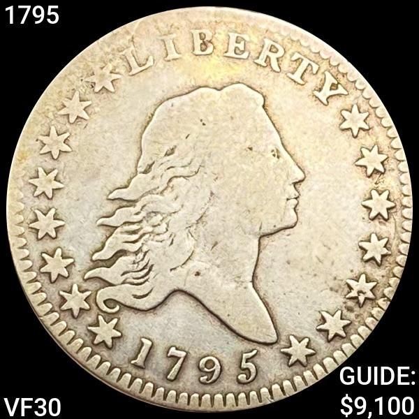 1795 Flowing Hair Half Dollar LIGHTLY CIRC (1 of 2)