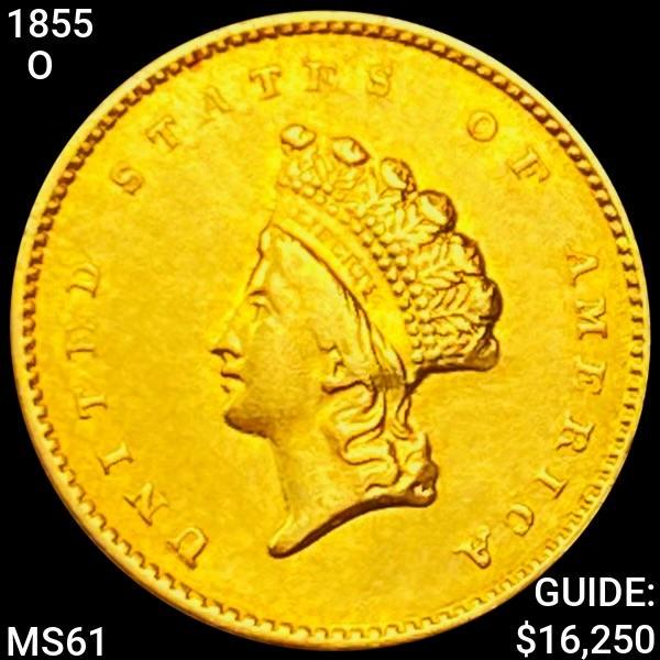 1855-O Rare Gold Dollar UNCIRCULATED (1 of 2)