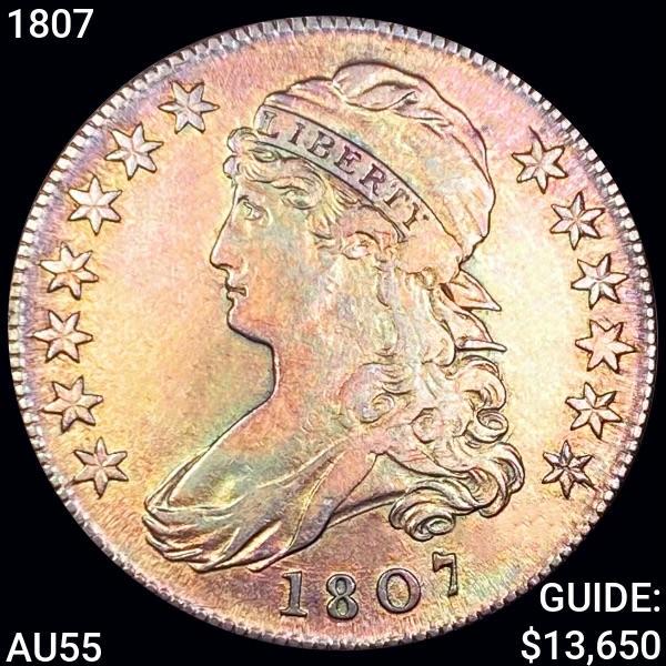 1807 Capped Bust Half Dollar CHOICE AU (1 of 2)