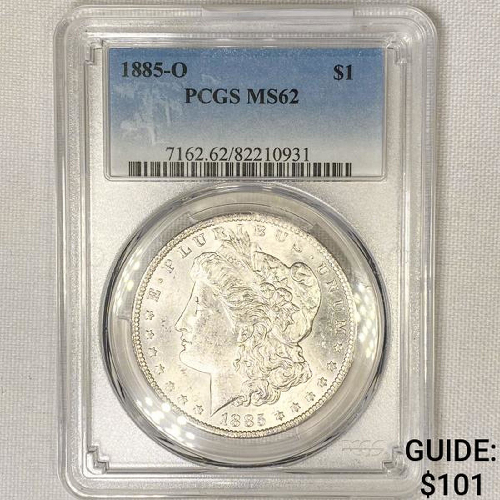 1885-O Morgan Silver Dollar PCGS-MS62 (1 of 2)