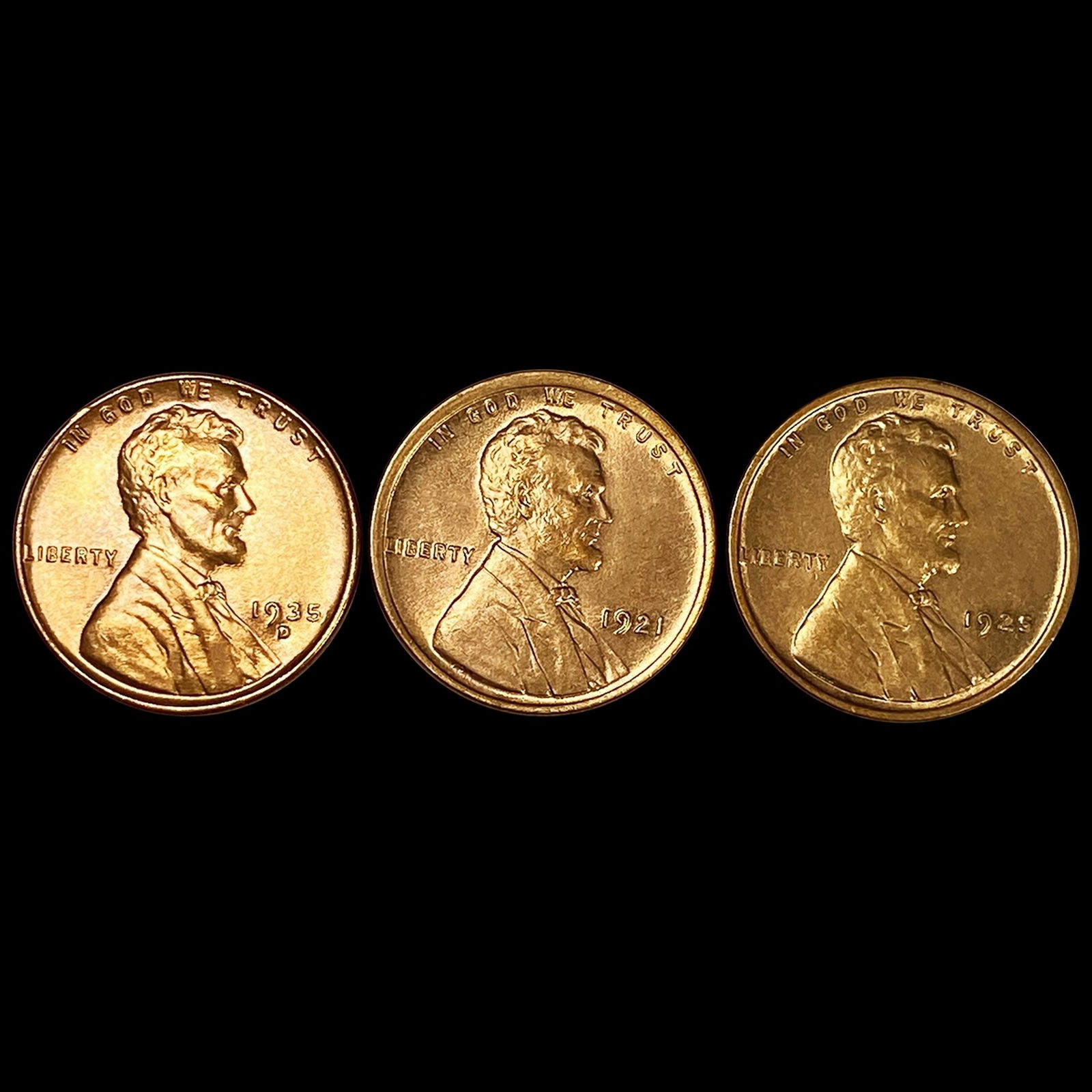 (3) Wheat Cents UNCIRCULATED (1 of 2)