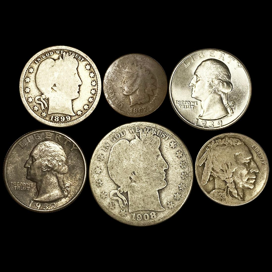 (6) Misc Coins (1 of 2)