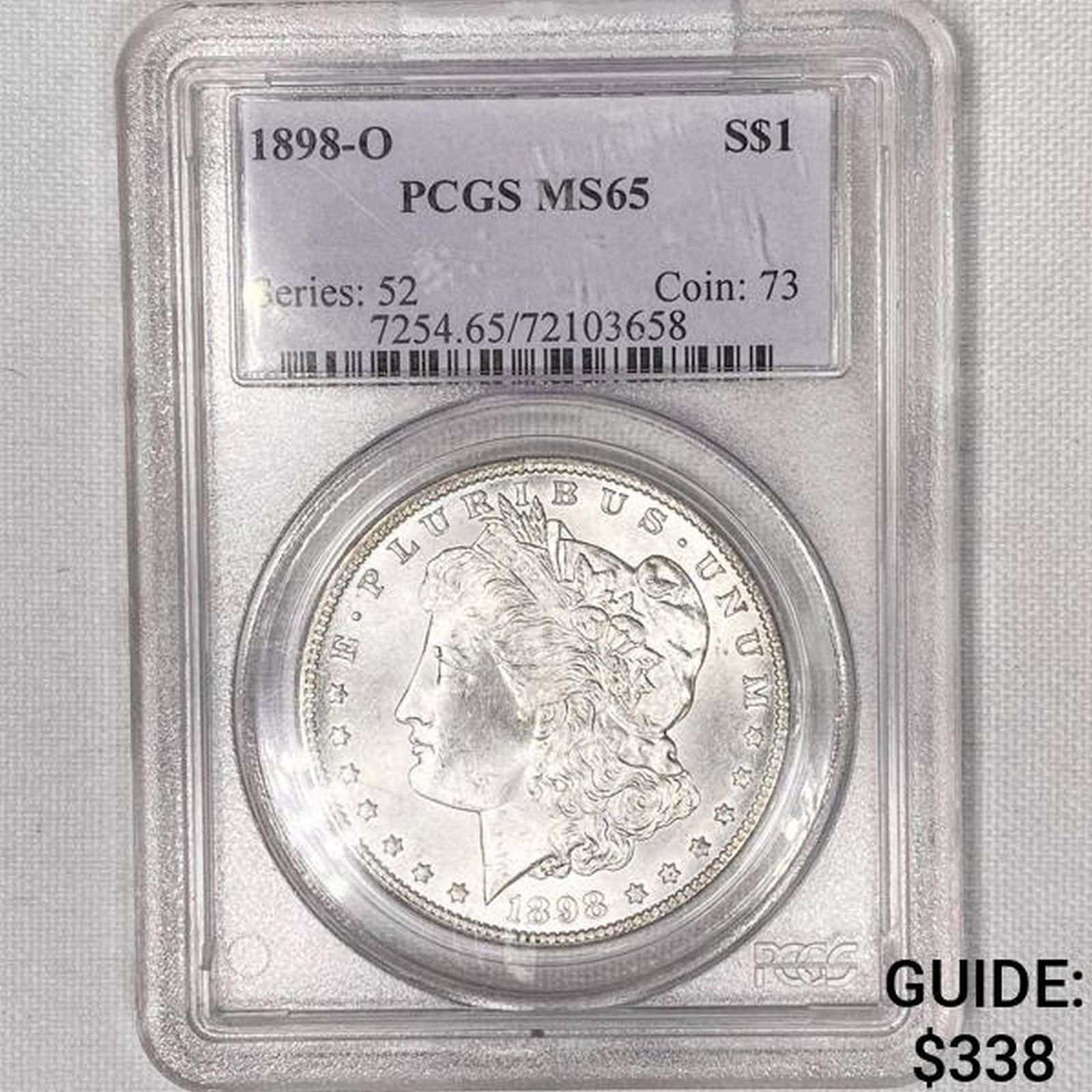 1898-O Morgan Silver Dollar PCGS-MS65 (1 of 2)