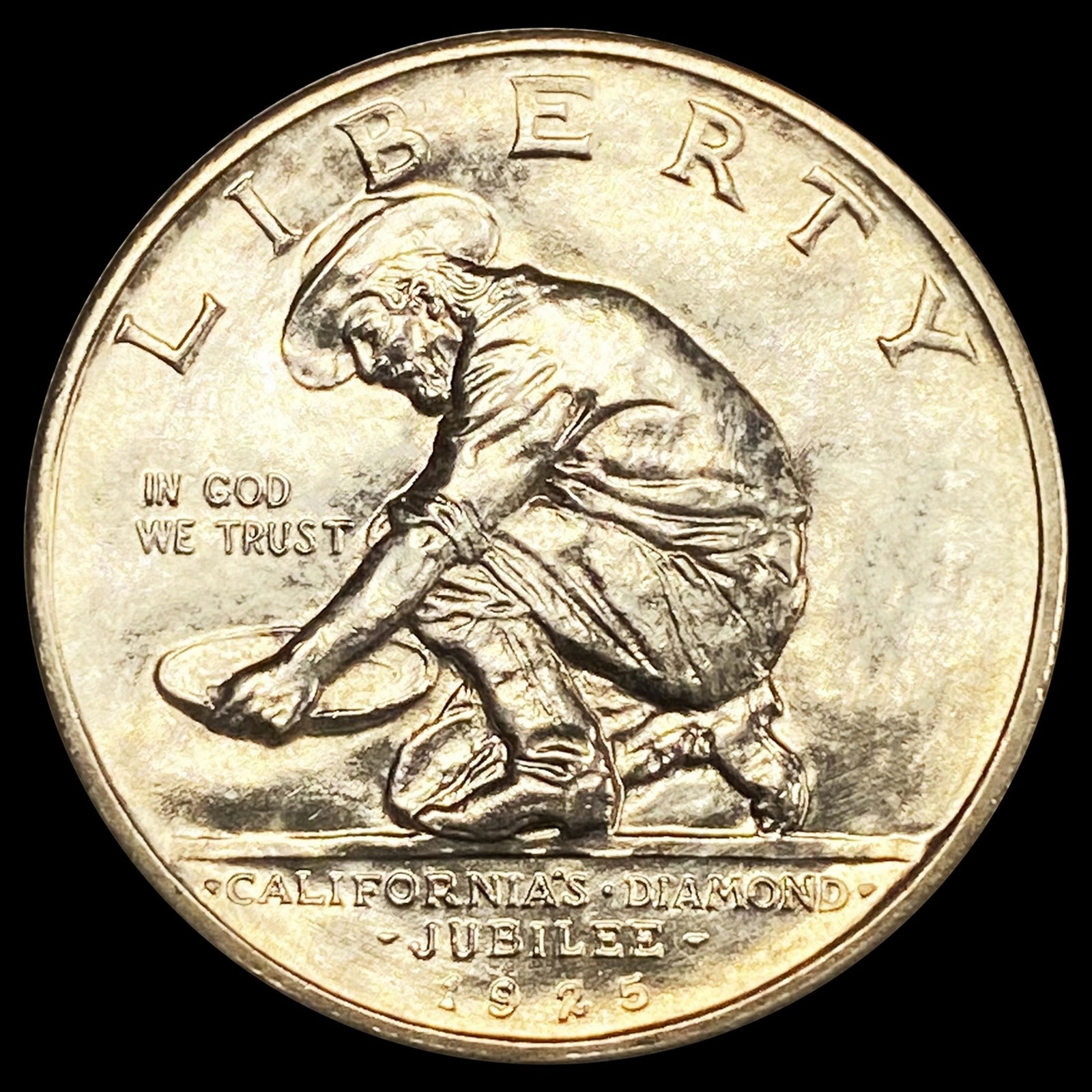 1925-S Jubilee Half Dollar CLOSELY UNCIRCULATED (1 of 2)