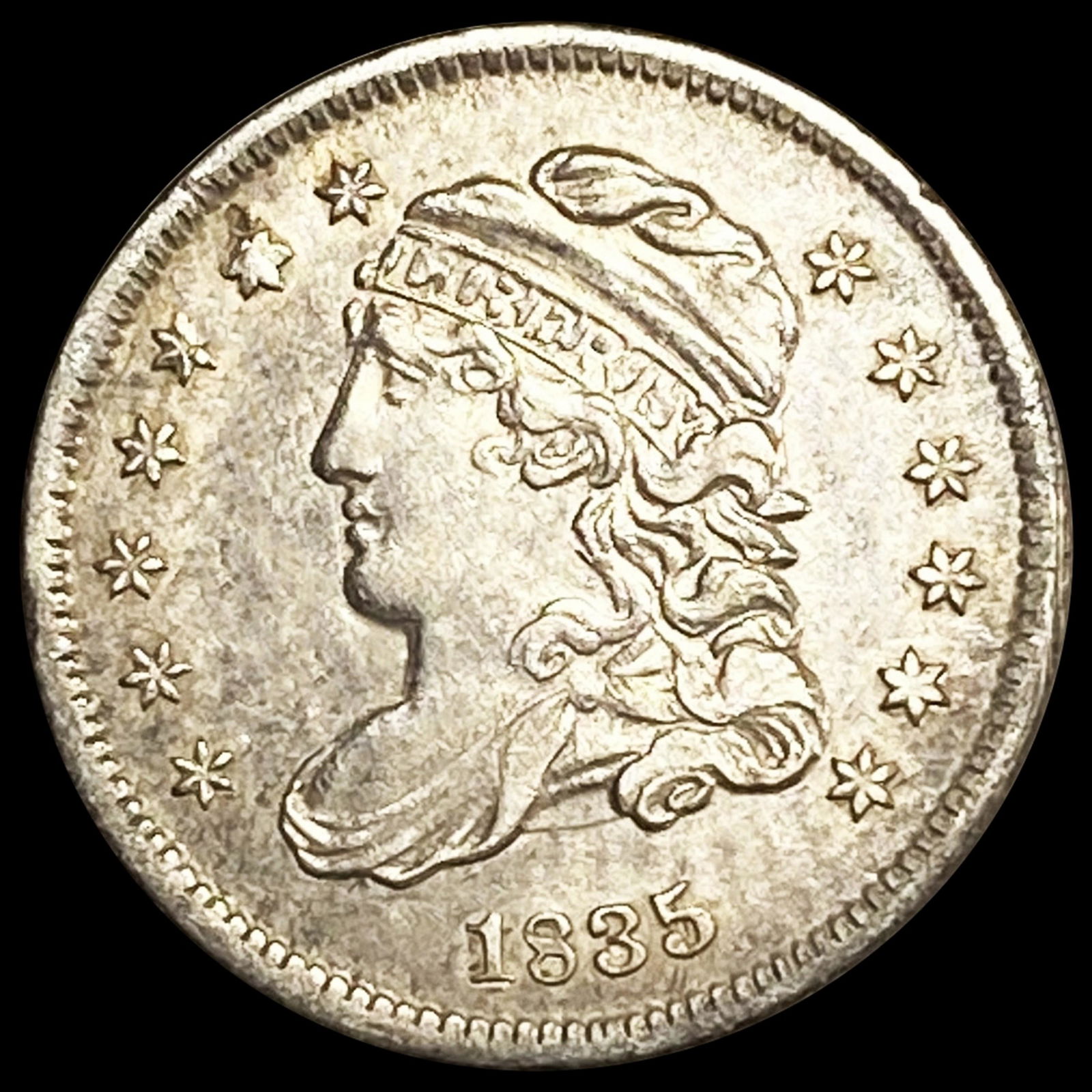 1835 Capped Bust Half Dime CLOSELY UNCIRCULATED (1 of 2)