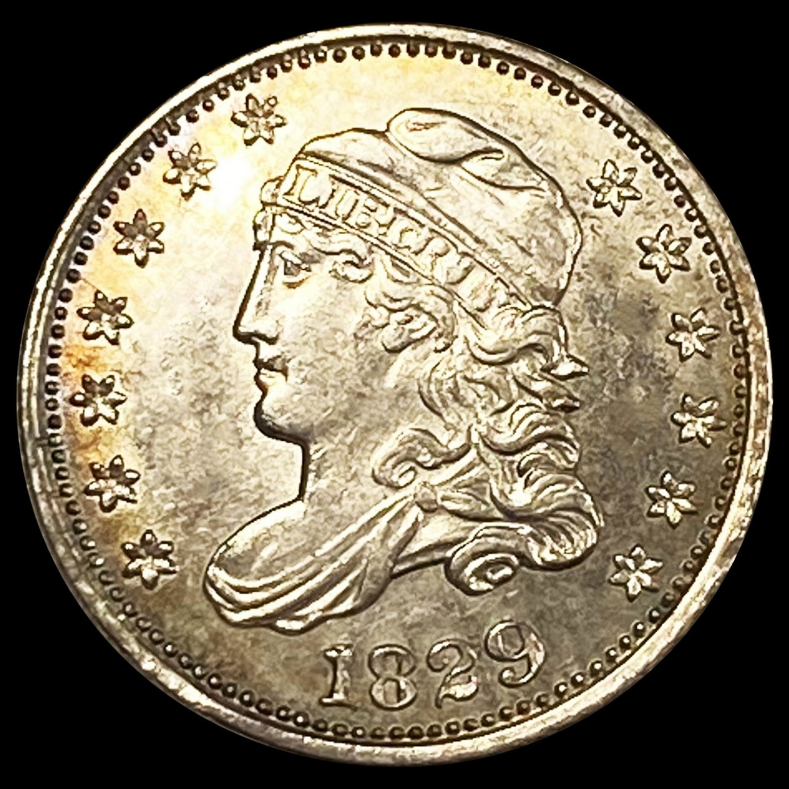 1829 Capped Bust Half Dime UNCIRCULATED (1 of 2)