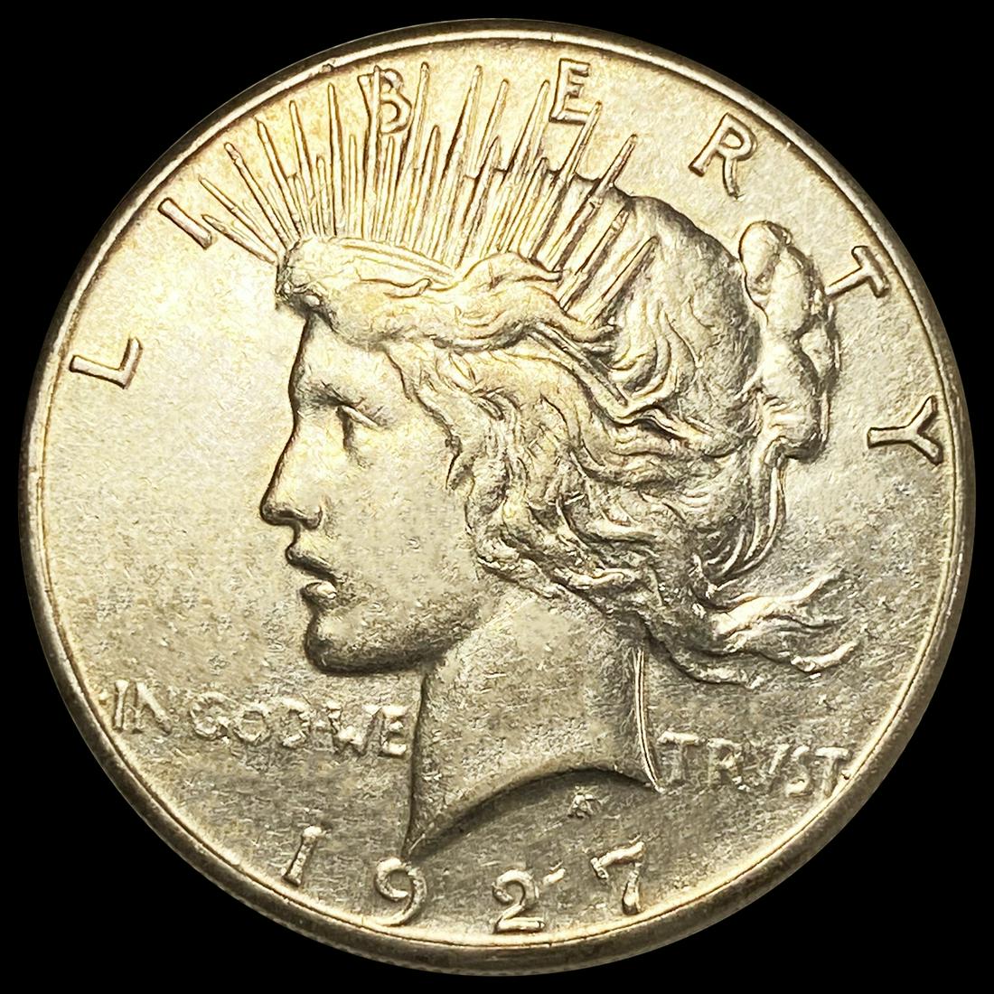 1927-S Silver Peace Dollar NEARLY UNCIRCULATED (1 of 2)