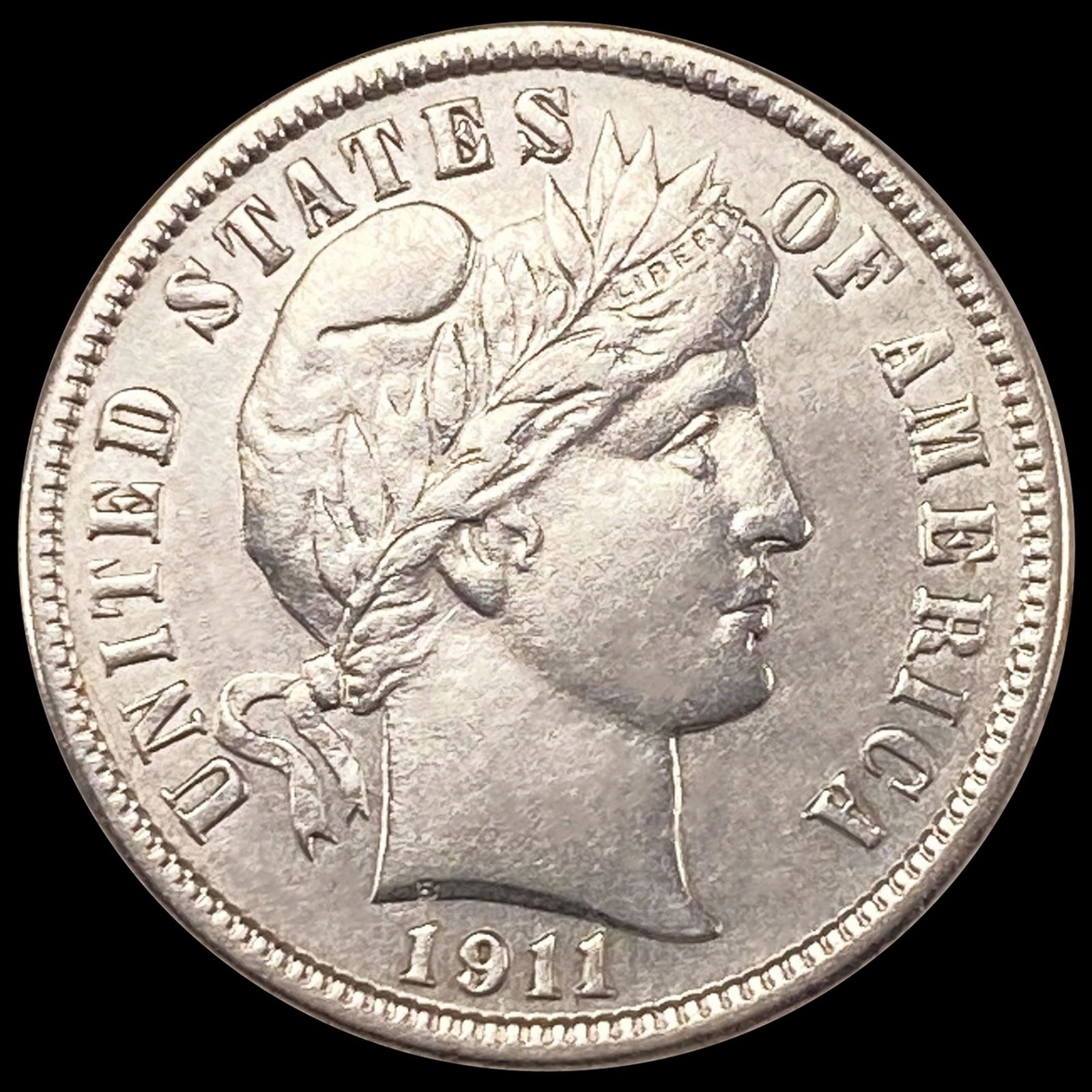 1911-S Barber Dime CHOICE BU (1 of 2)