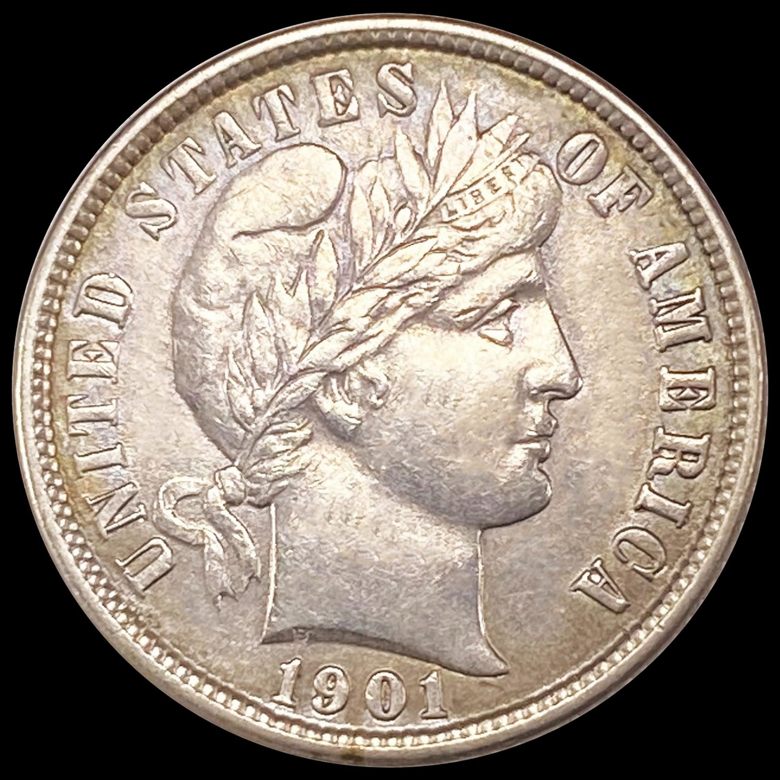 1901 Barber Dime CLOSELY UNCIRCULATED (1 of 2)