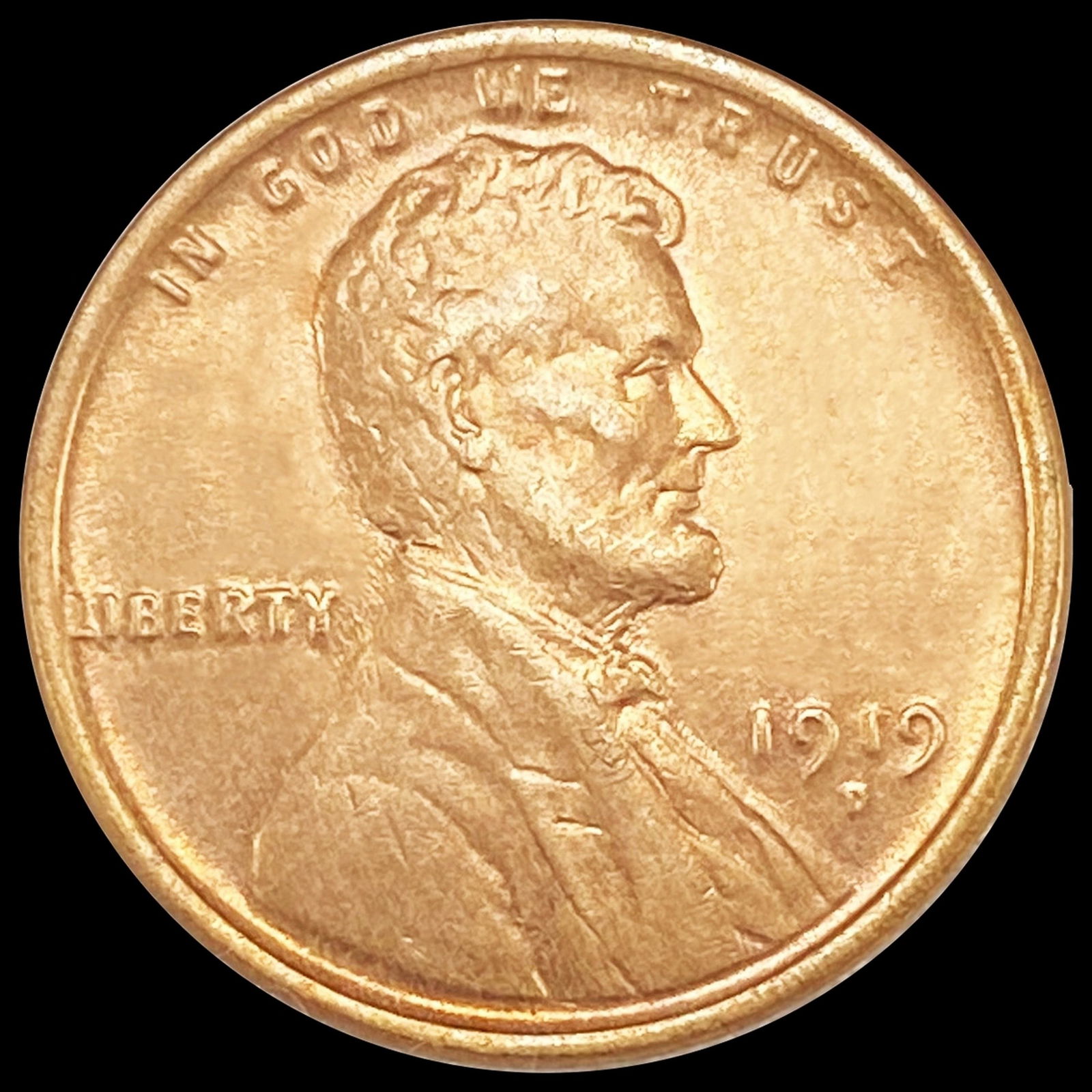 1919-D Wheat Cent CLOSELY UNCIRCULATED (1 of 2)