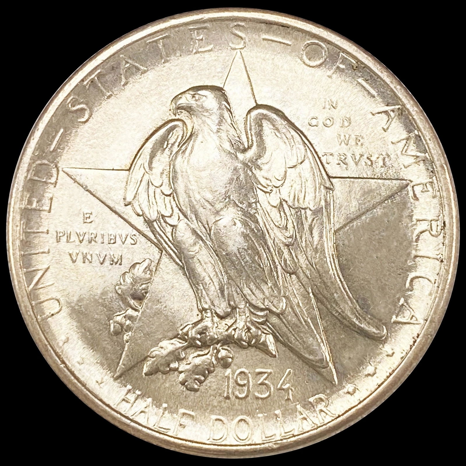 1934 Texas Half Dollar CHOICE BU (1 of 2)