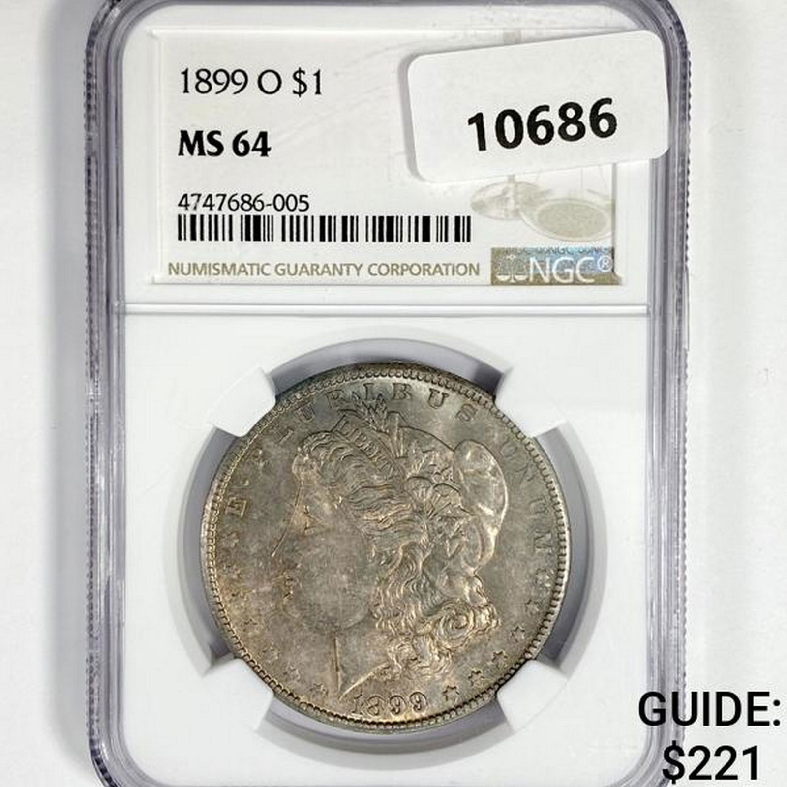 1899-O Morgan Silver Dollar NGC-MS64 (1 of 2)