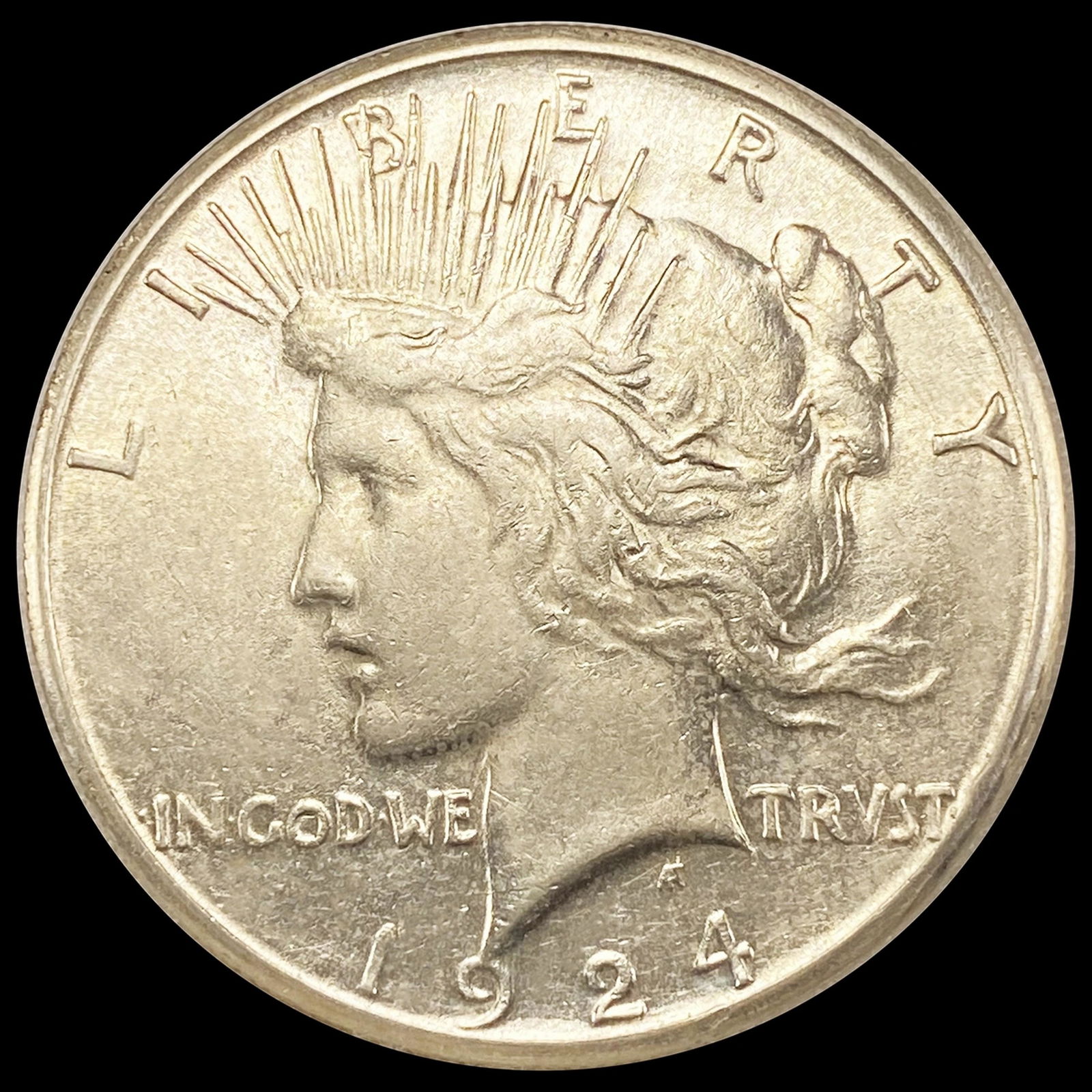 1924-S Silver Peace Dollar UNCIRCULATED (1 of 2)