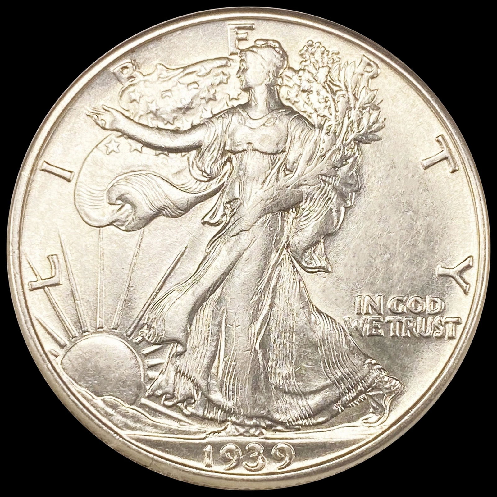 1939-D Walking Liberty Half Dollar UNCIRCULATED (1 of 2)