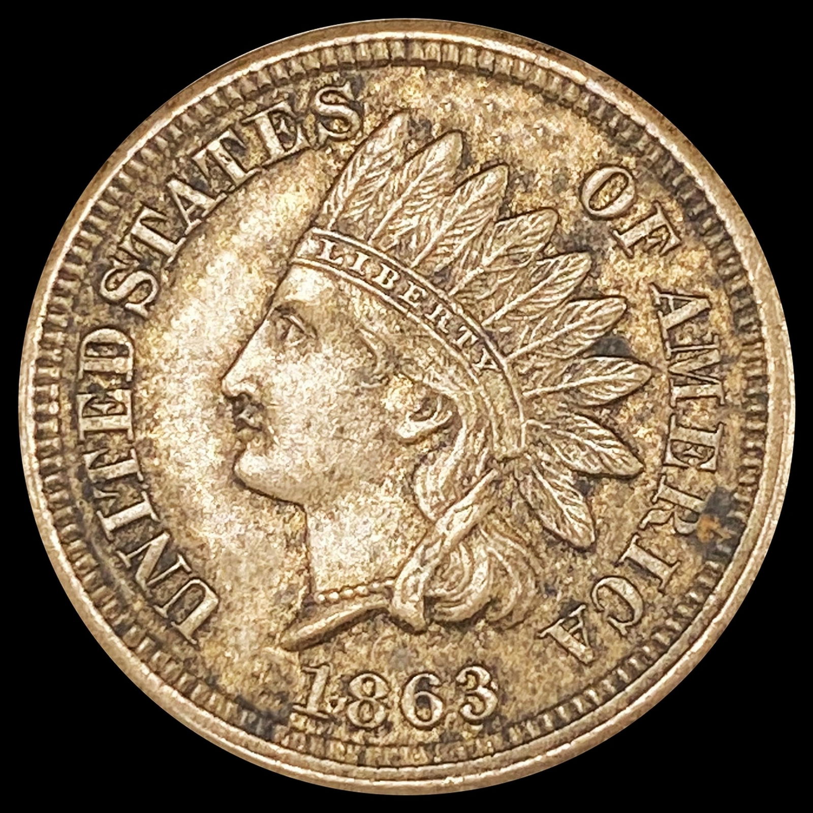 1863 Indian Head Cent UNCIRCULATED (1 of 2)