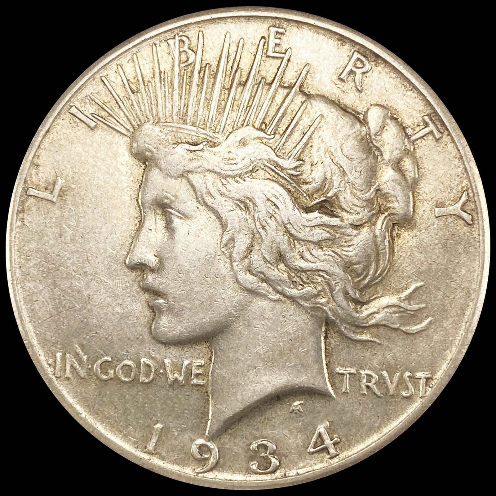 1934-S Silver Peace Dollar CLOSELY UNCIRCULATED (1 of 2)