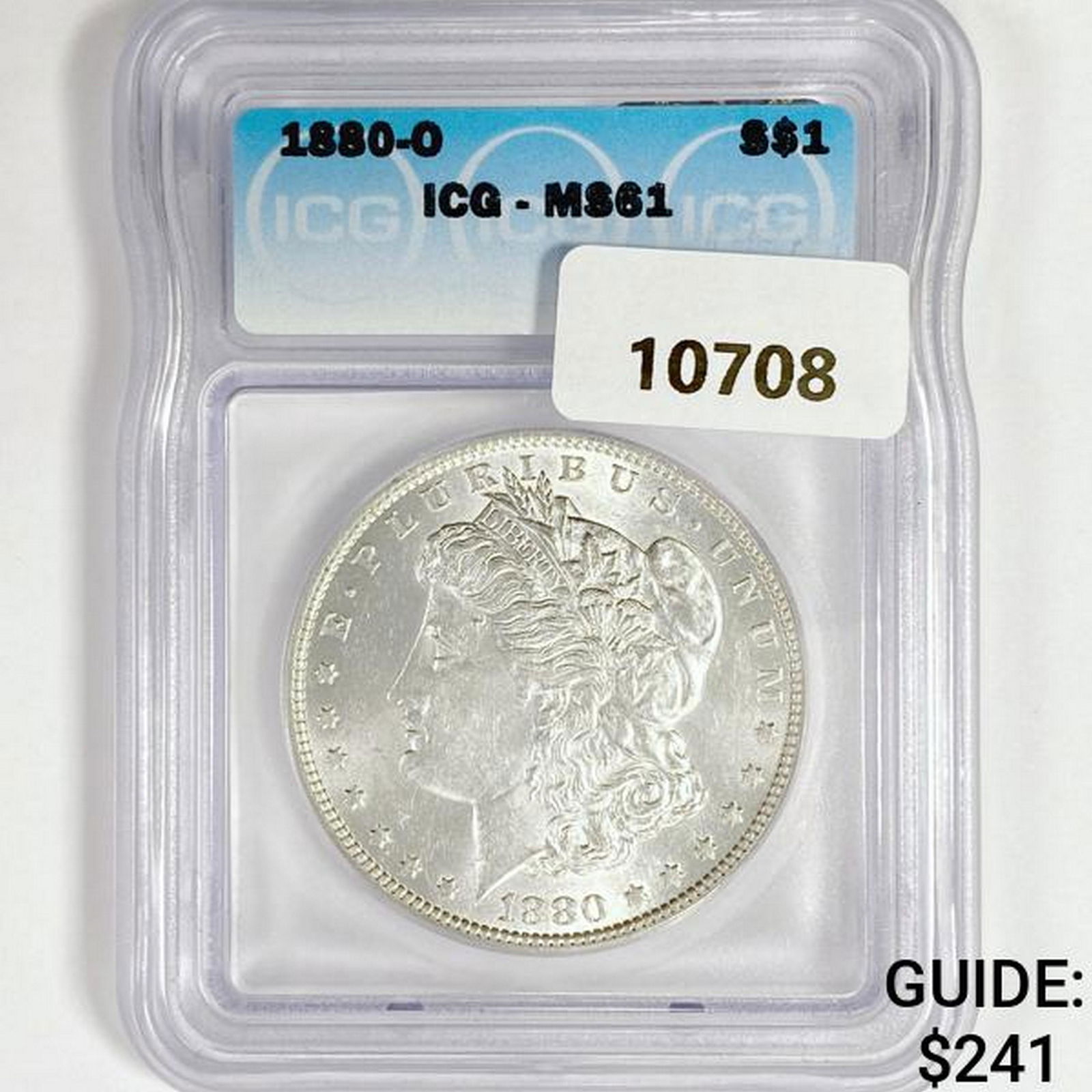 1880-O Morgan Silver Dollar ICG-MS61 (1 of 2)