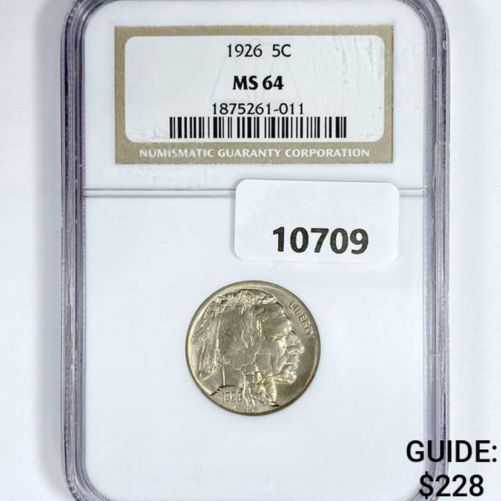 1926 Buffalo Nickel NGC-MS64 (1 of 2)