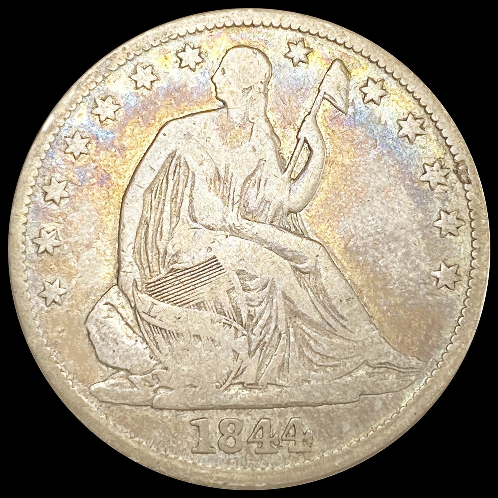 1844 Seated Liberty Half Dollar NICELY CIRCULATED (1 of 2)