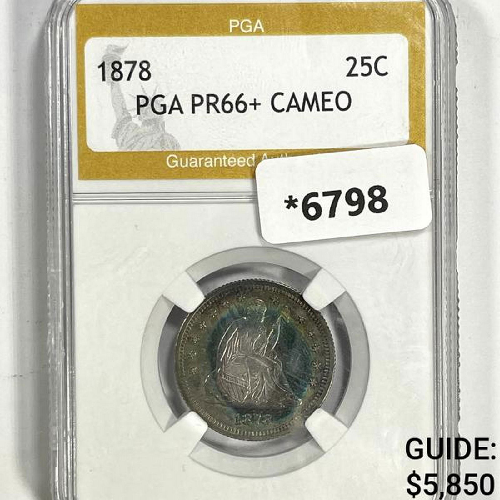 1878 Seated Liberty Quarter PGA-PR66+ CAMEO (1 of 2)