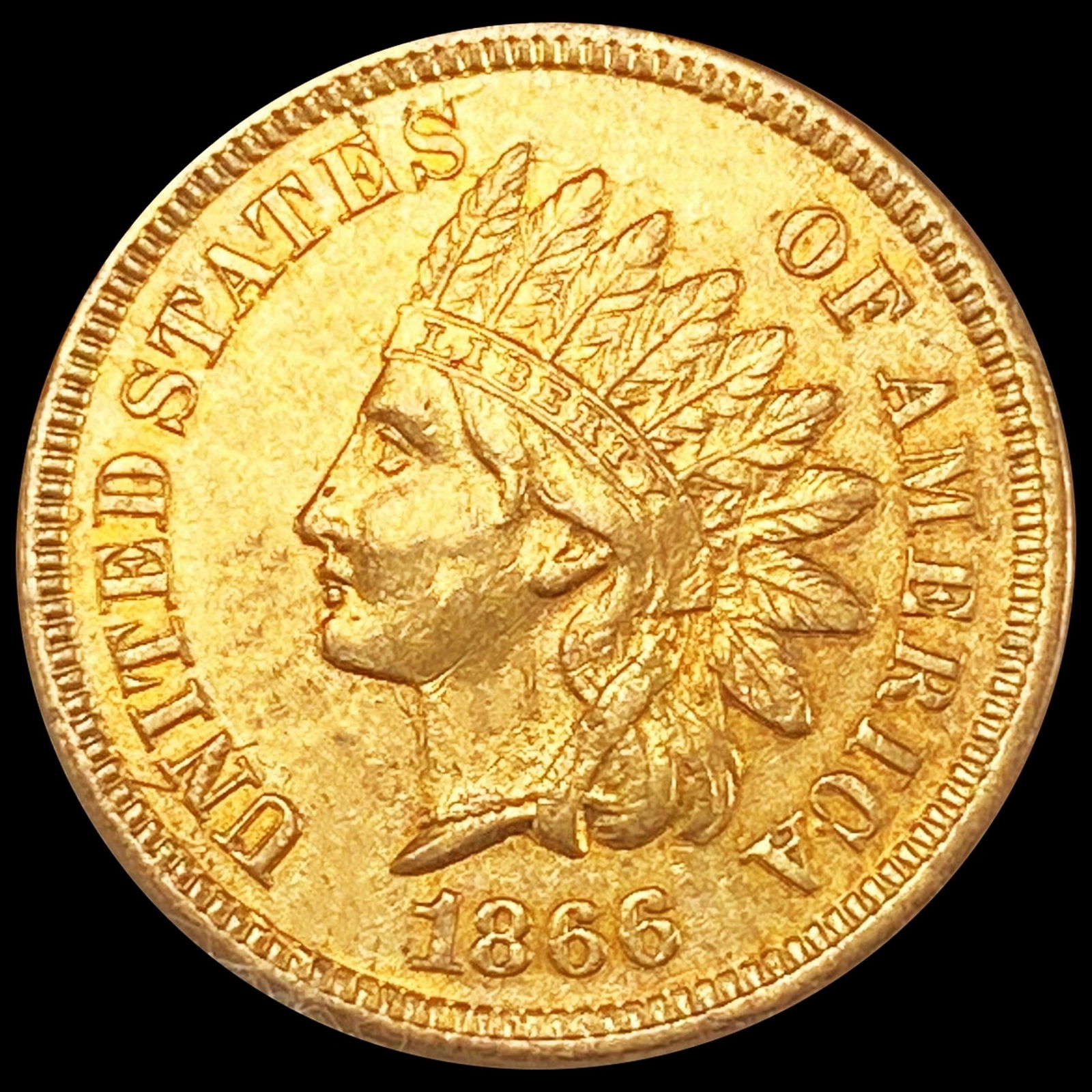 1866 Indian Head Cent UNCIRCULATED (1 of 2)