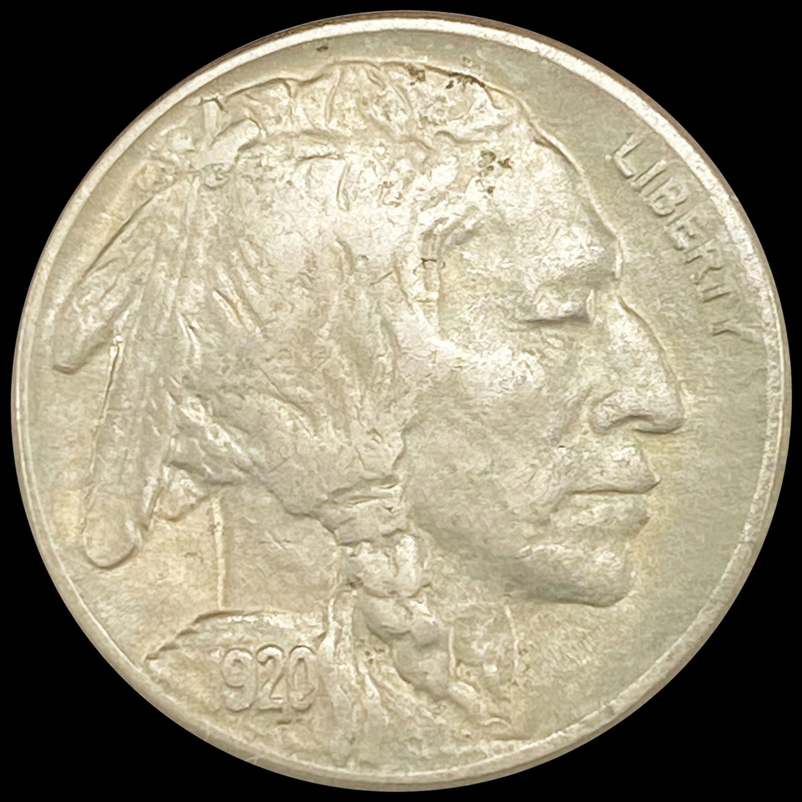 1920-S Buffalo Nickel ABOUT UNCIRCULATED (1 of 2)
