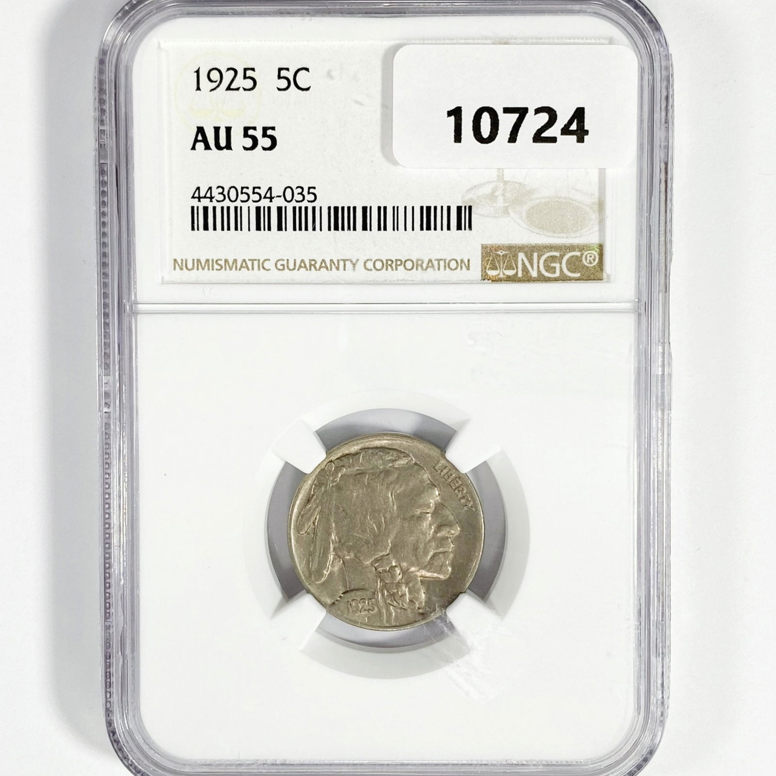 1925 Buffalo Nickel NGC-AU55 (1 of 2)