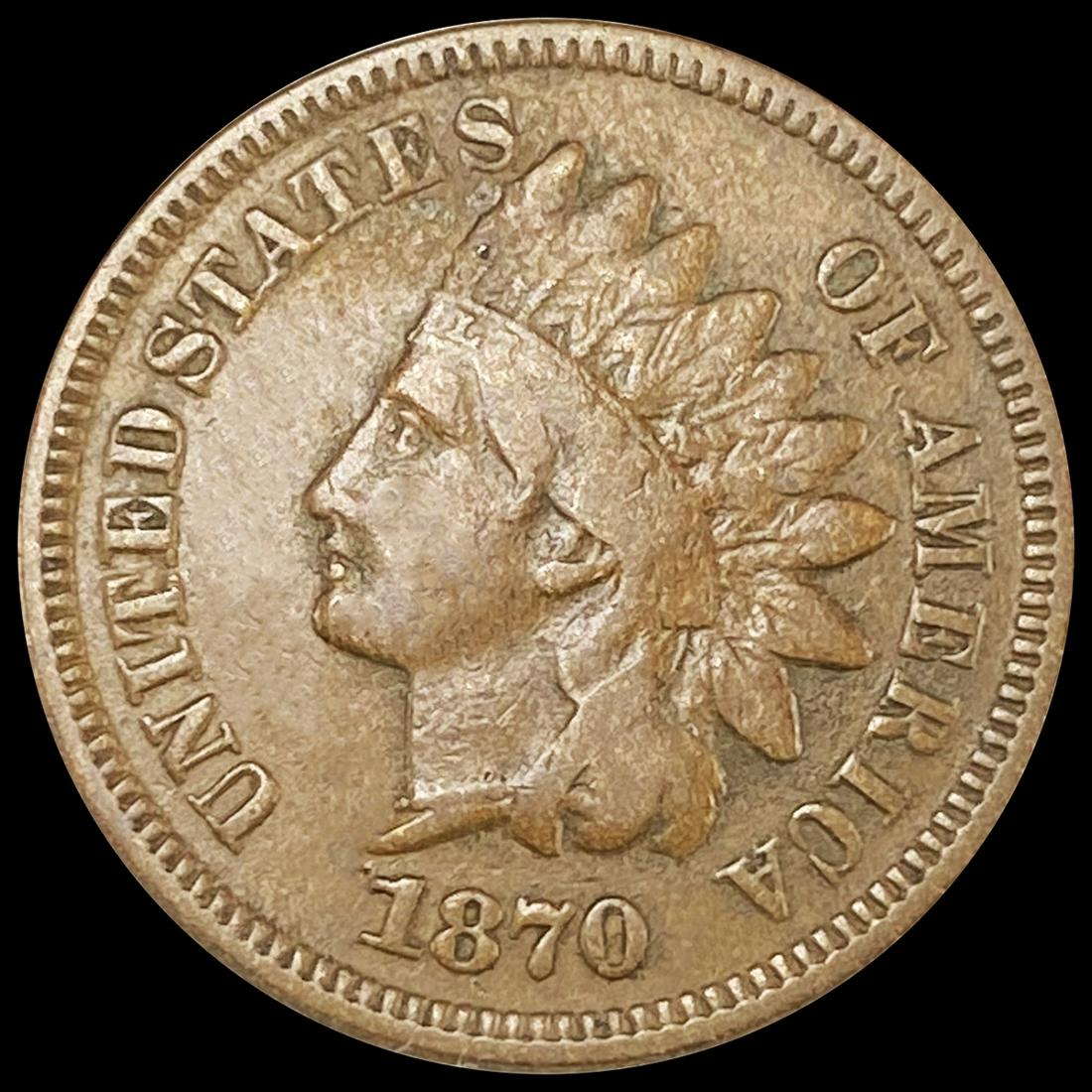 1870 Indian Head Cent NICELY CIRCULATED (1 of 2)
