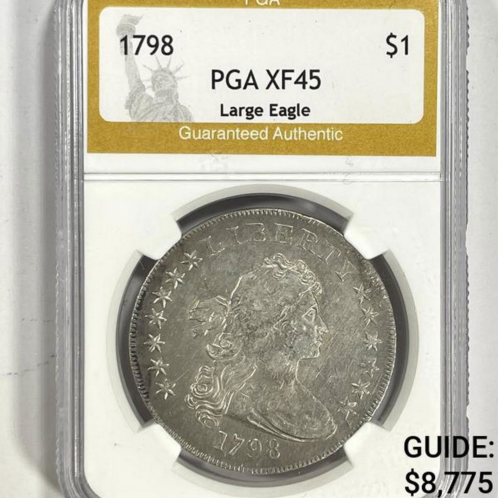 1798 Draped Bust Dollar PGA-XF45 Lg Eagle (1 of 2)