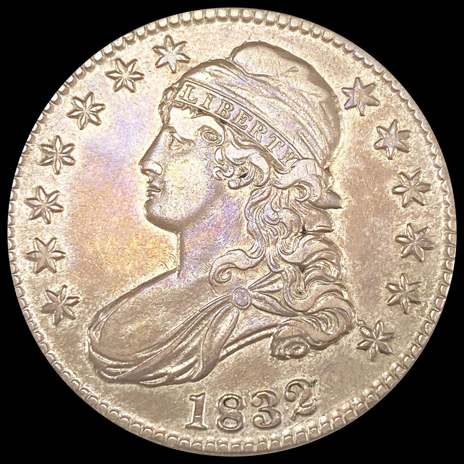 1832 Capped Bust Half Dollar NEARLY UNCIRCULATED (1 of 2)