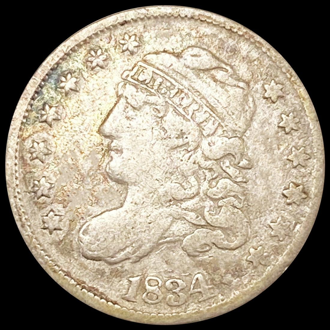 1834 Capped Bust Half Dime NICELY CIRCULATED (1 of 2)