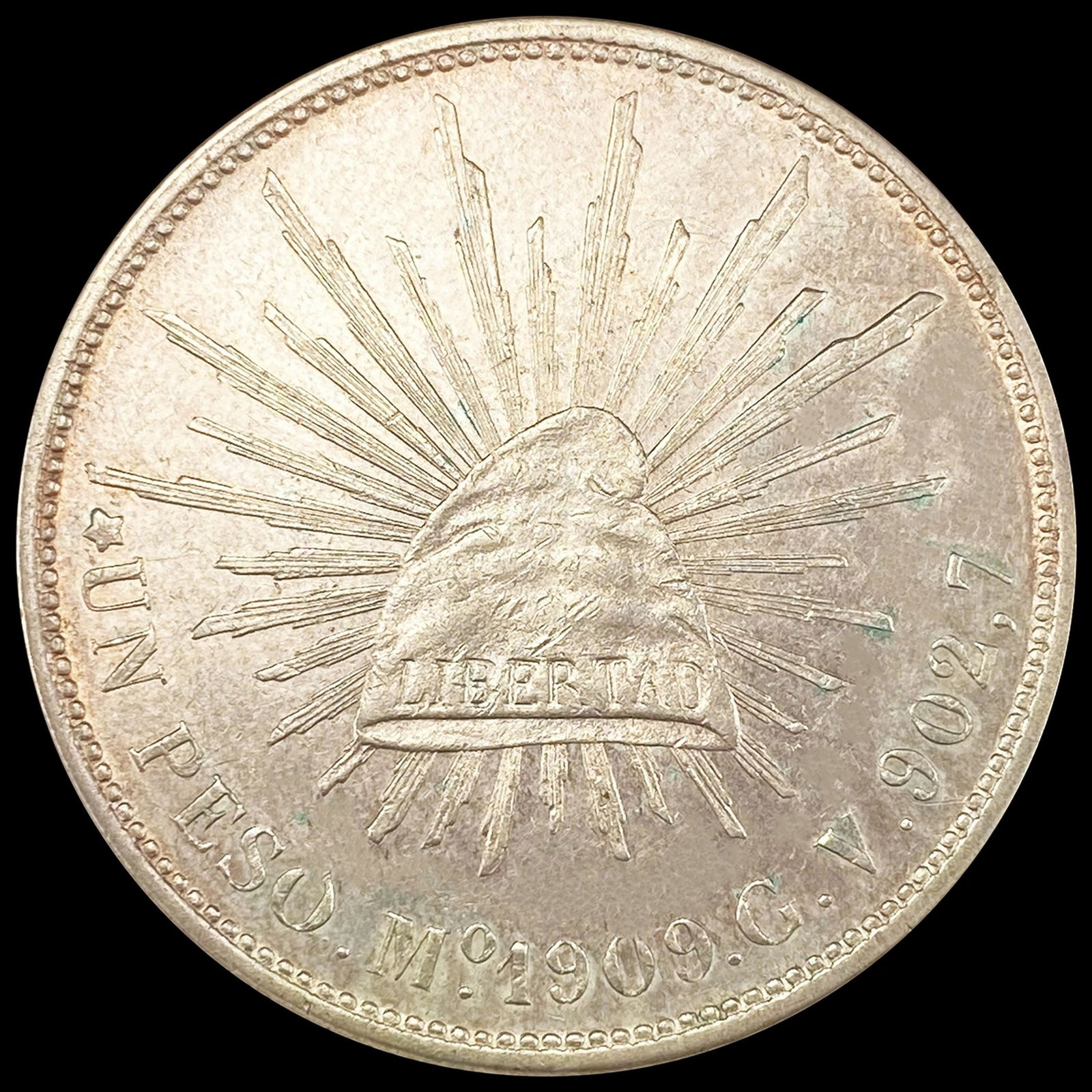1919 Mexico 1 Peso UNCIRCULATED (1 of 2)