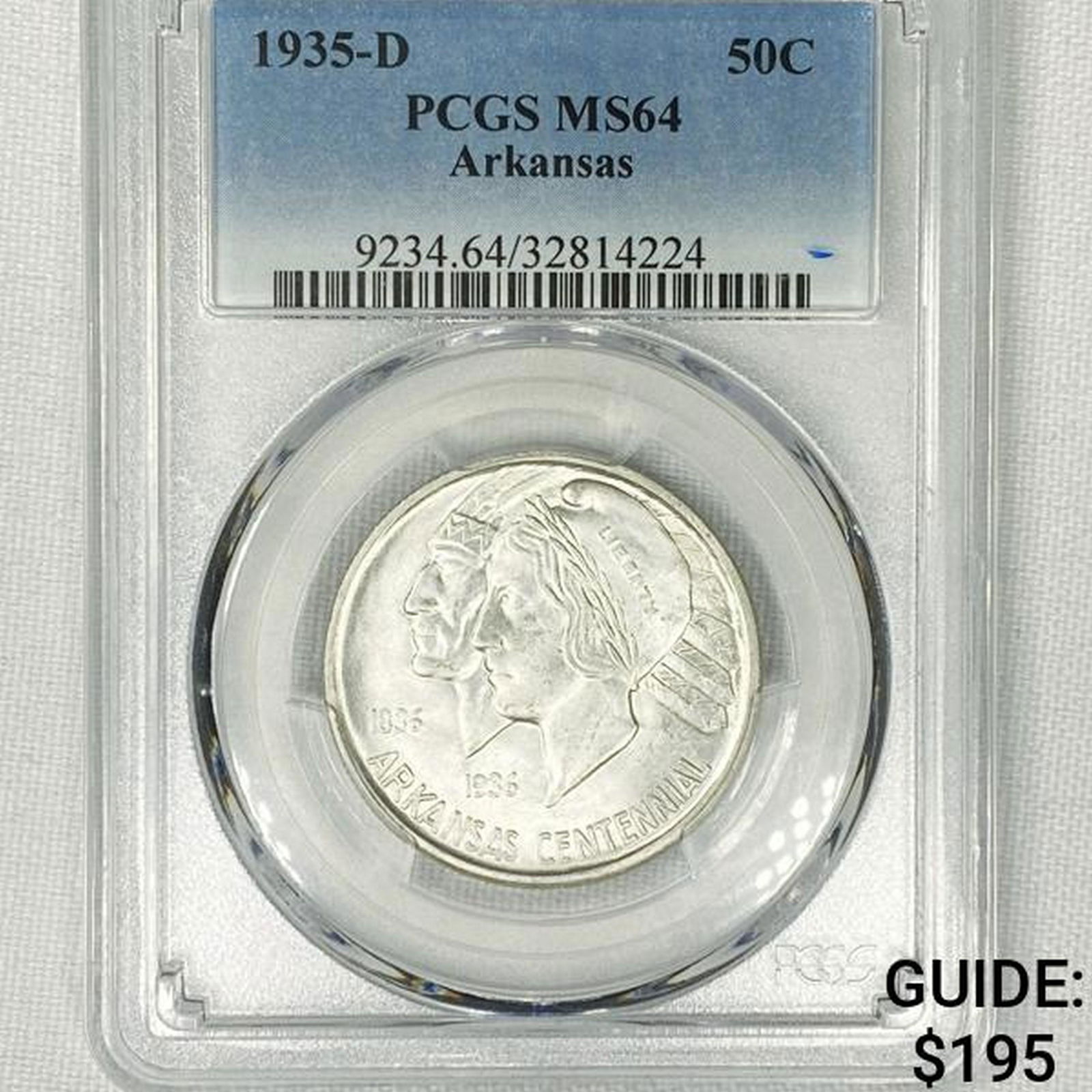 1935-D Arkansas Half Dollar PCGS-MS64 (1 of 2)