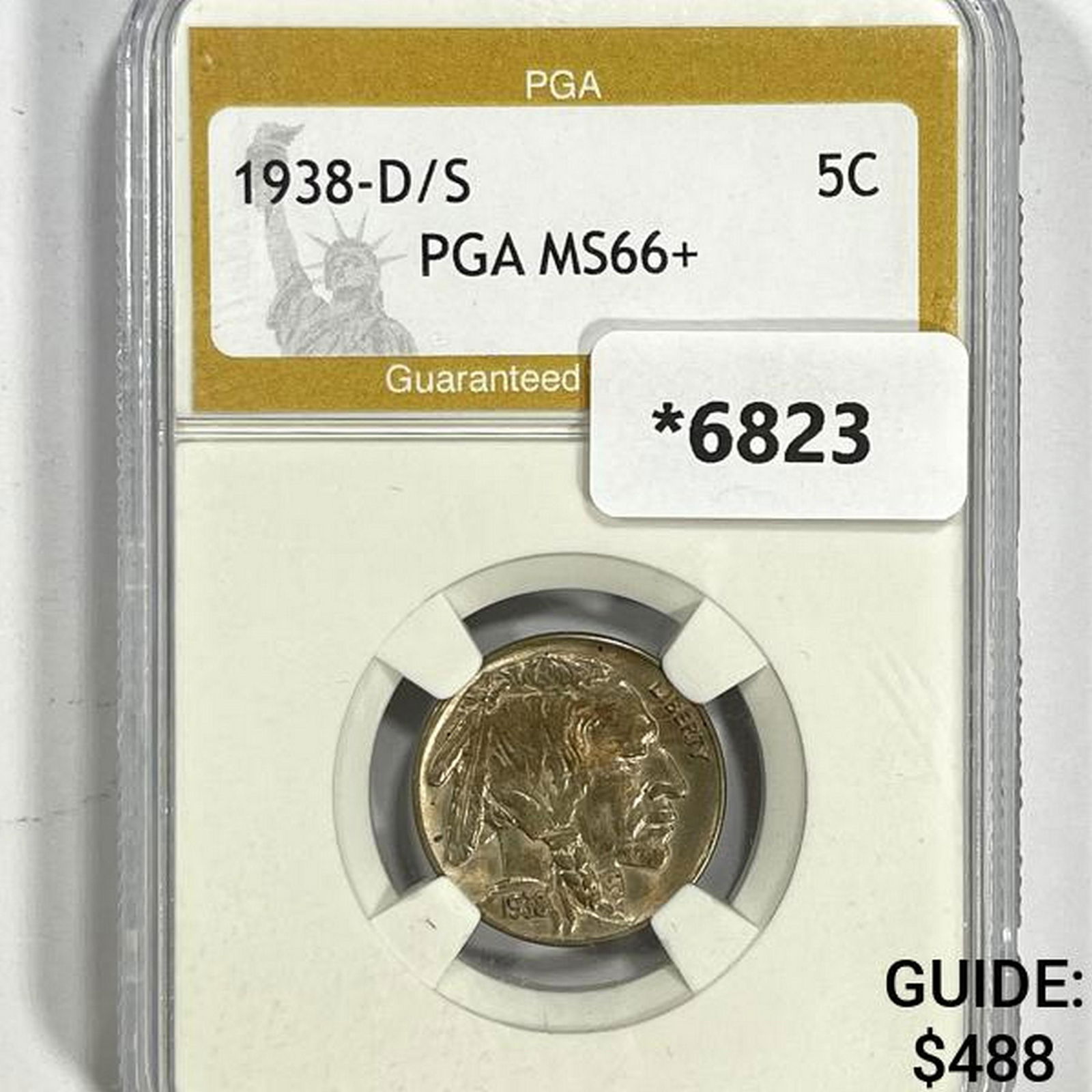 1938-D/S Buffalo Nickel PGA-MS66+ (1 of 2)