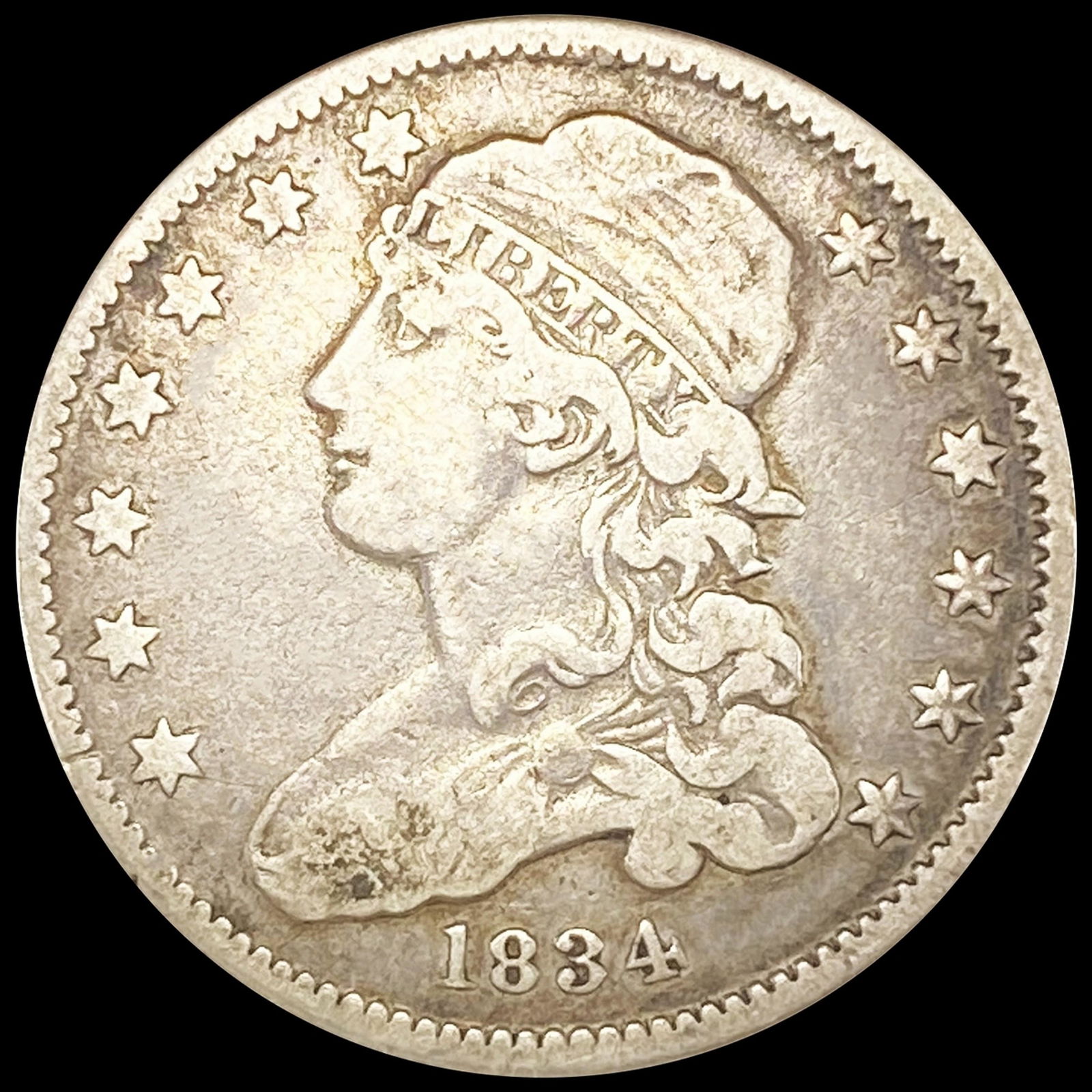 1834 Capped Bust Quarter NICELY CIRCULATED (1 of 2)