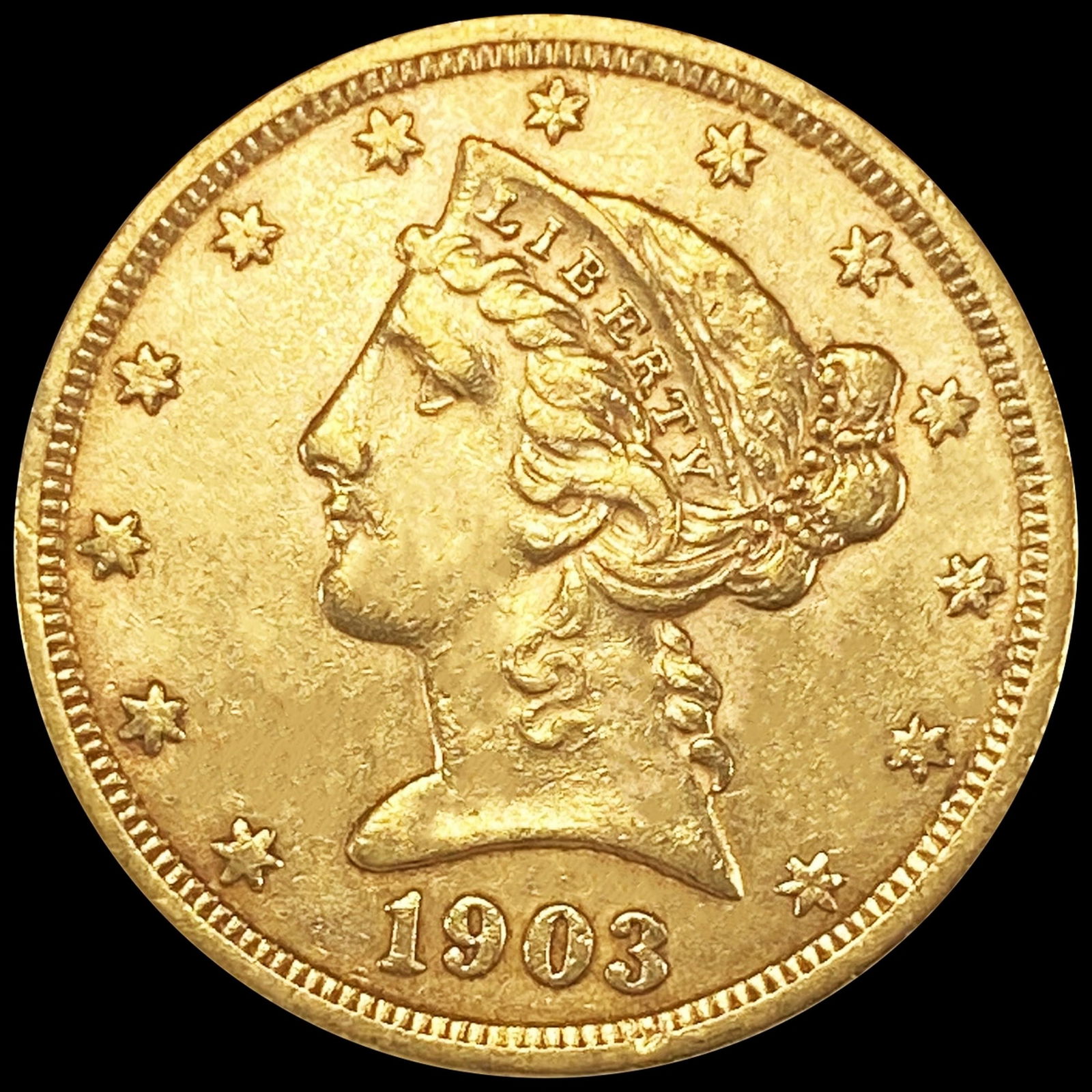 1903-S $5 Gold Half Eagle UNCIRCULATED (1 of 2)