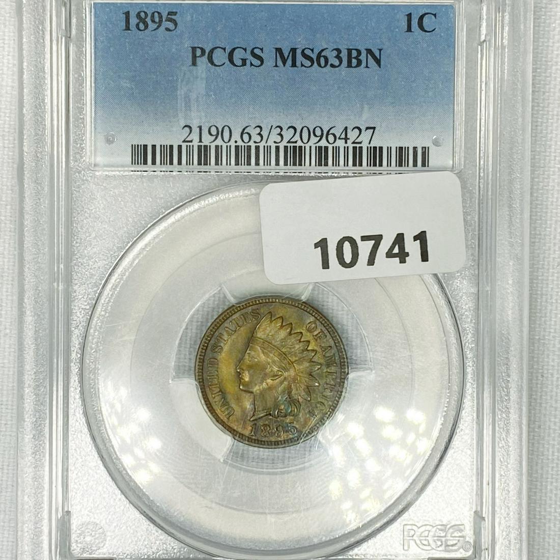 1895 Indian Head Cent PCGS-MS63 BN (1 of 2)