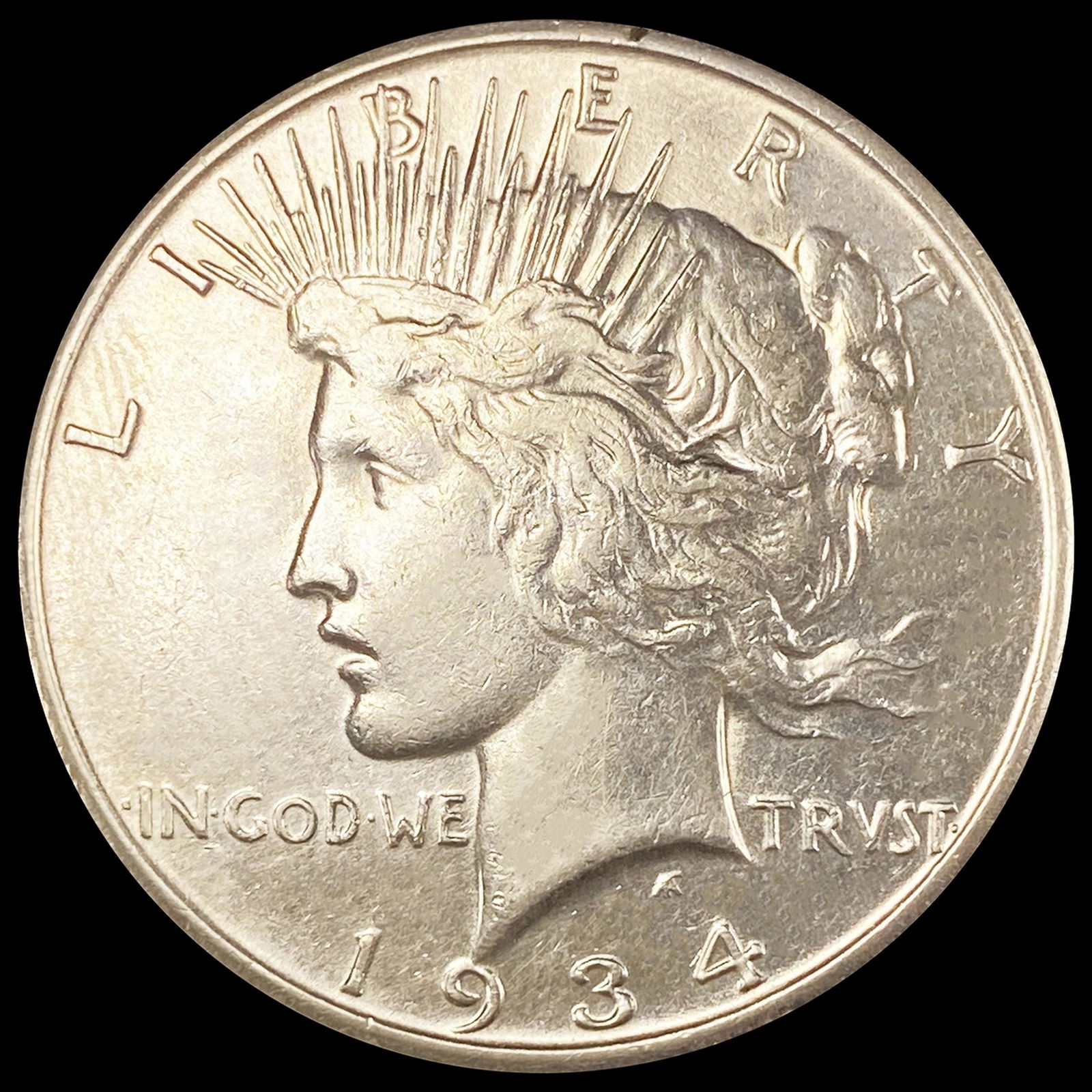 1934-S Silver Peace Dollar CLOSELY UNCIRCULATED (1 of 2)