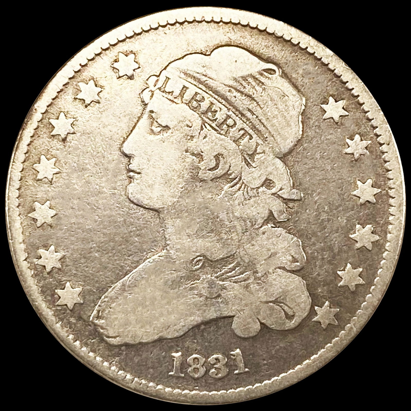 1831 Capped Bust Quarter LIGHTLY CIRCULATED (1 of 2)