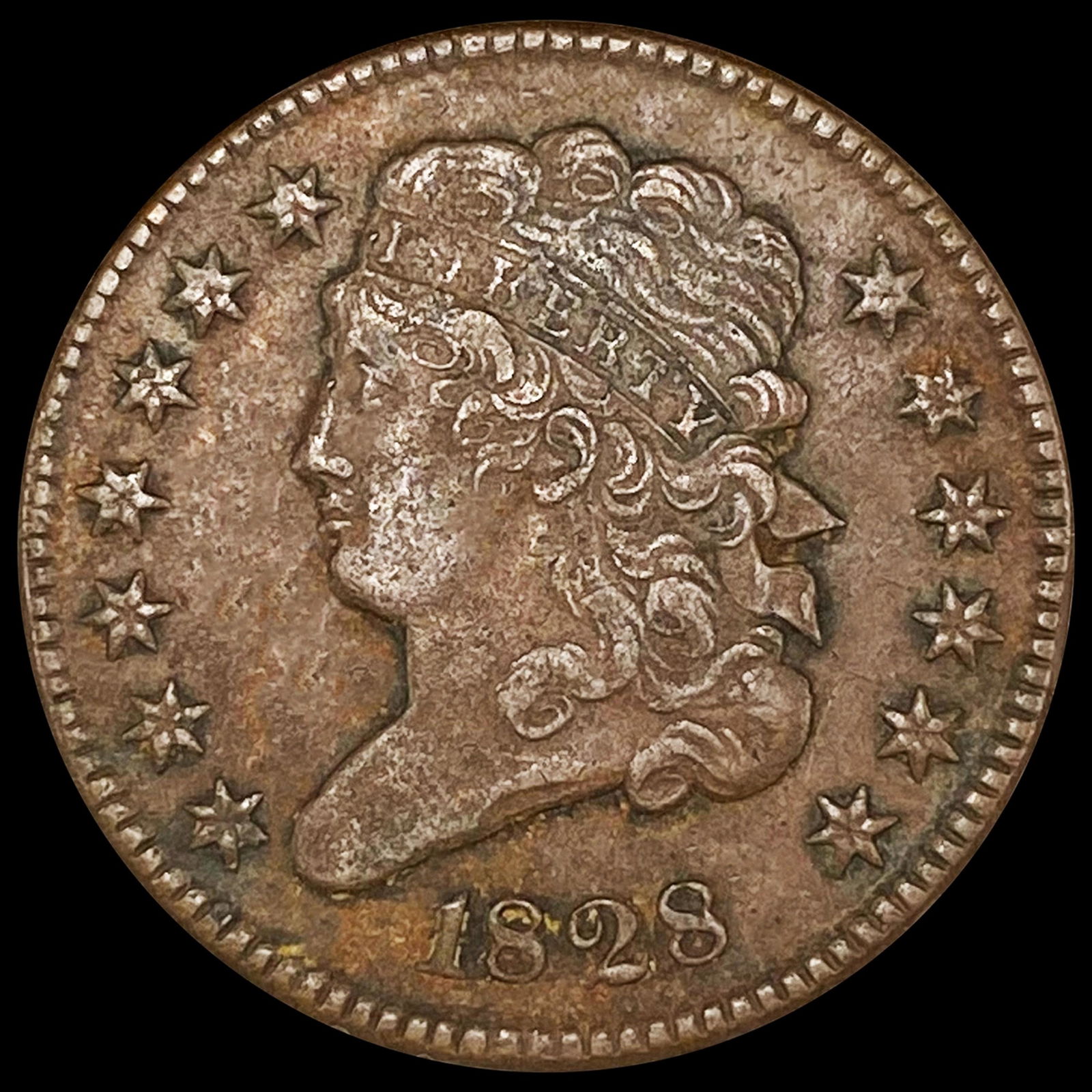1828 Classic Head Half Cent LIGHTLY CIRCULATED (1 of 2)