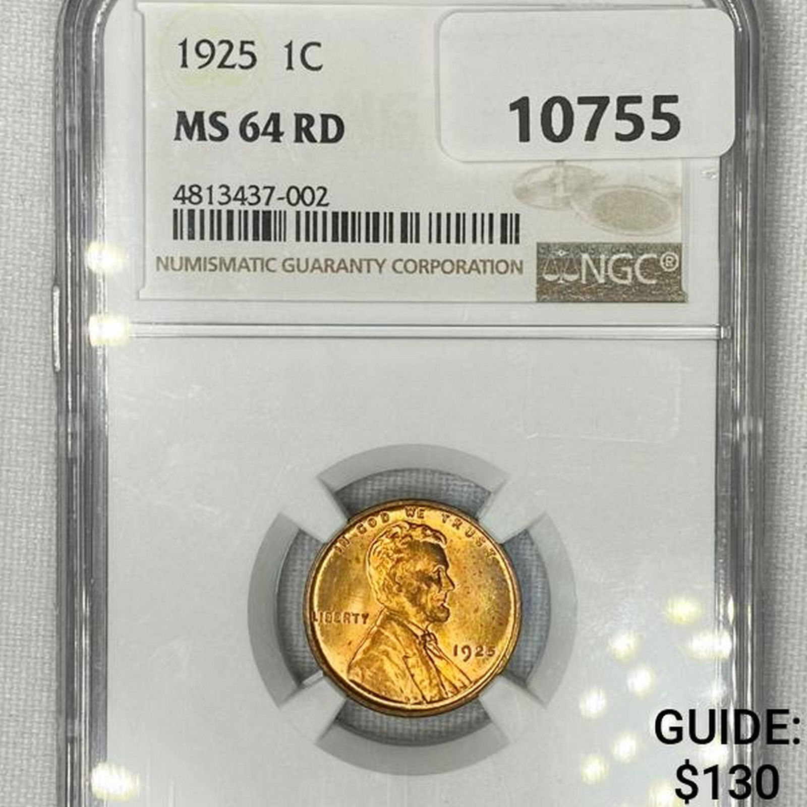1925 Wheat Cent NGC-MS64 RD (1 of 2)