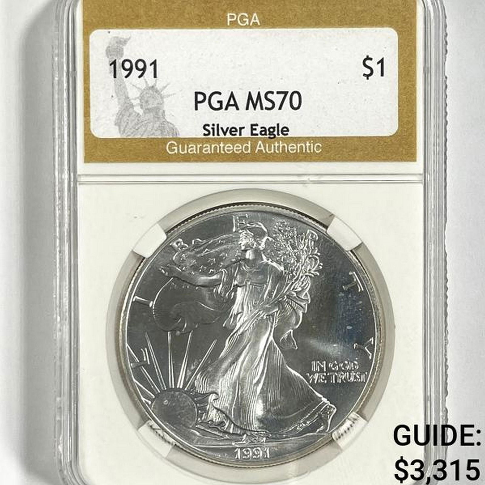 1991 Silver Eagle PGA-MS70 (1 of 2)
