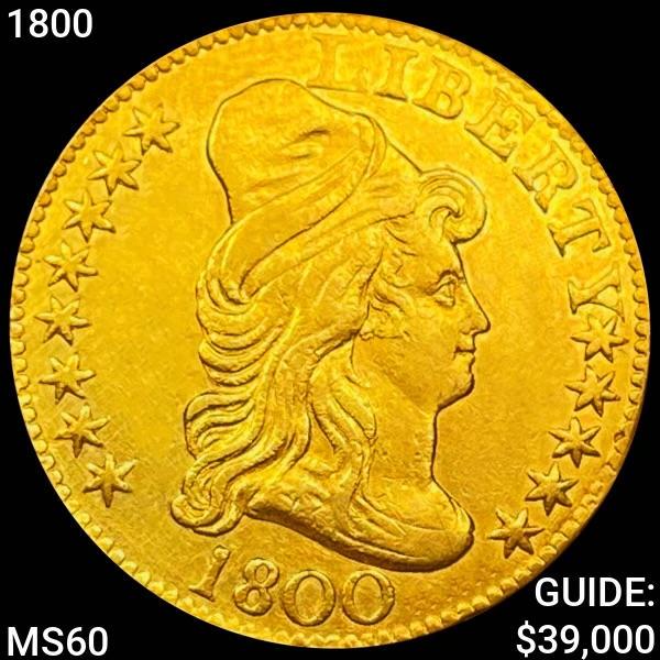 1800 $5 Gold Half Eagle UNCIRCULATED (1 of 2)