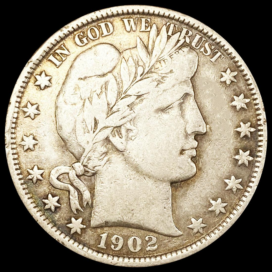 1902 Barber Half Dollar LIGHTLY CIRCULATED (1 of 2)
