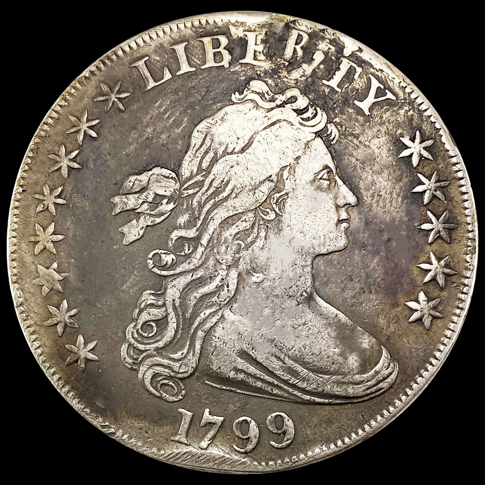 1799 Draped Bust Dollar LIGHTLY CIRCULATED (1 of 2)