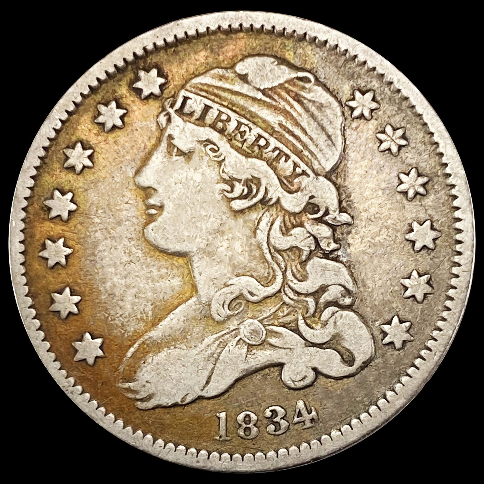 1834 Capped Bust Quarter NICELY CIRCULATED (1 of 2)