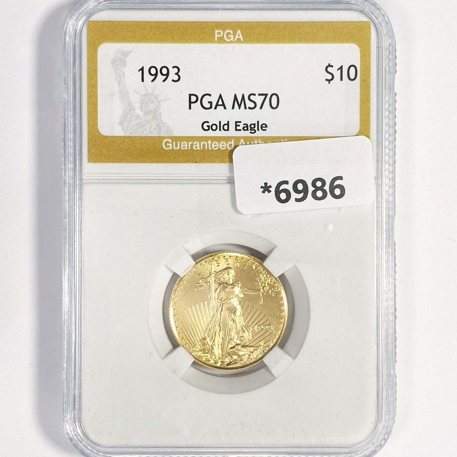 1993 $10 Gold Eagle PGA-MS70 (1 of 2)