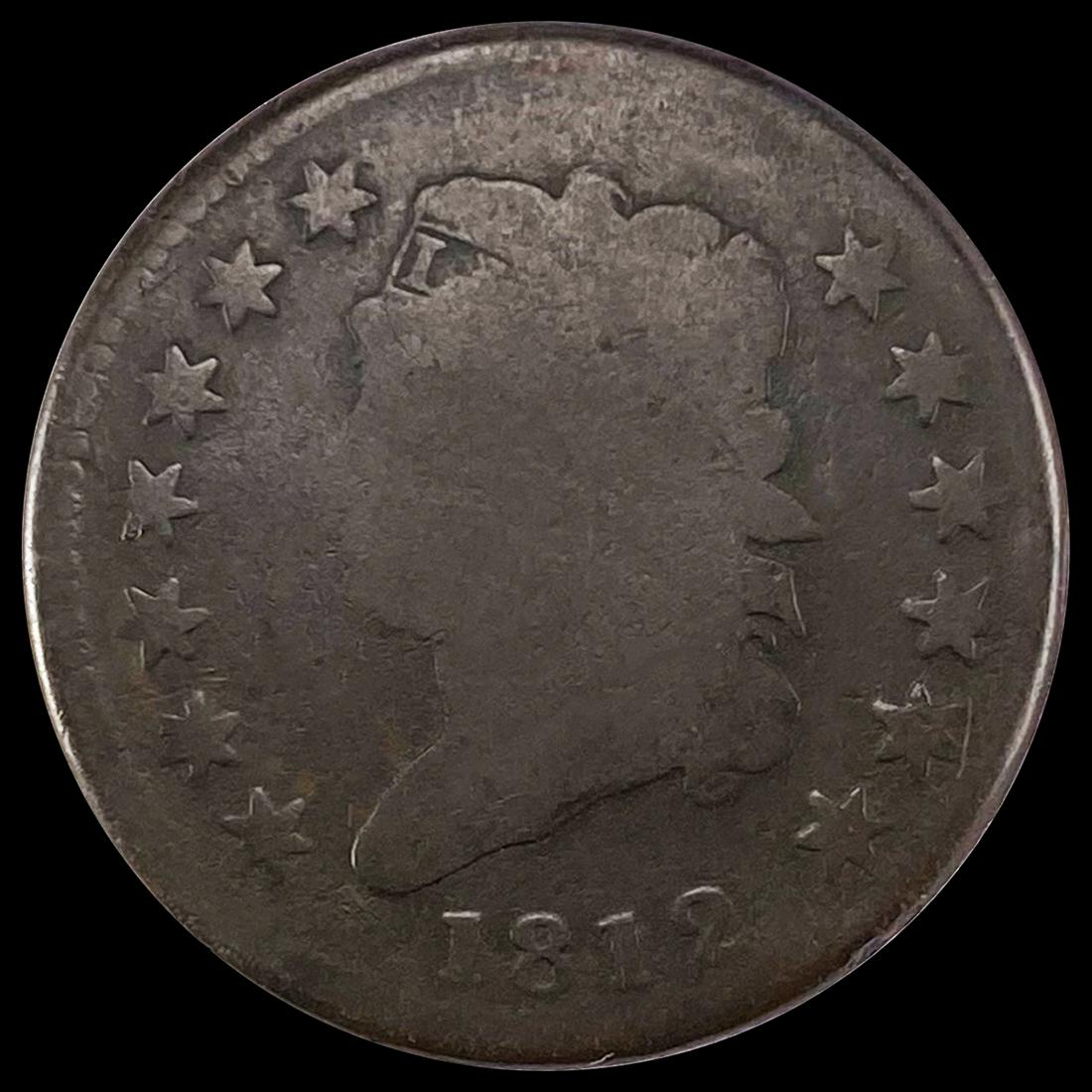 1812 Classic Head Large Cent NICELY CIRCULATED (1 of 2)